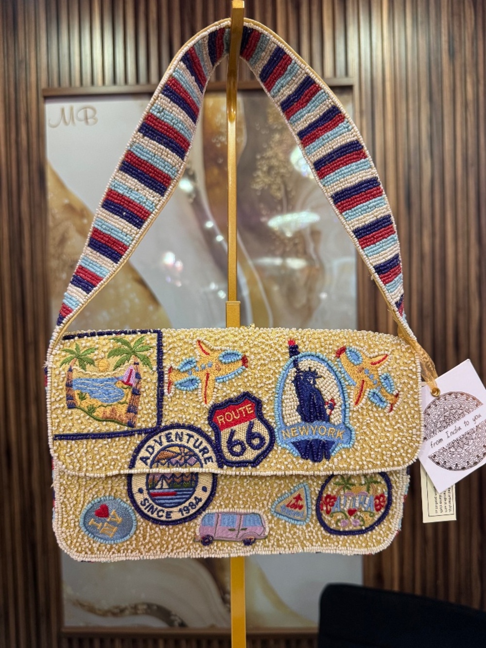Beaded beautiful handbag 👜